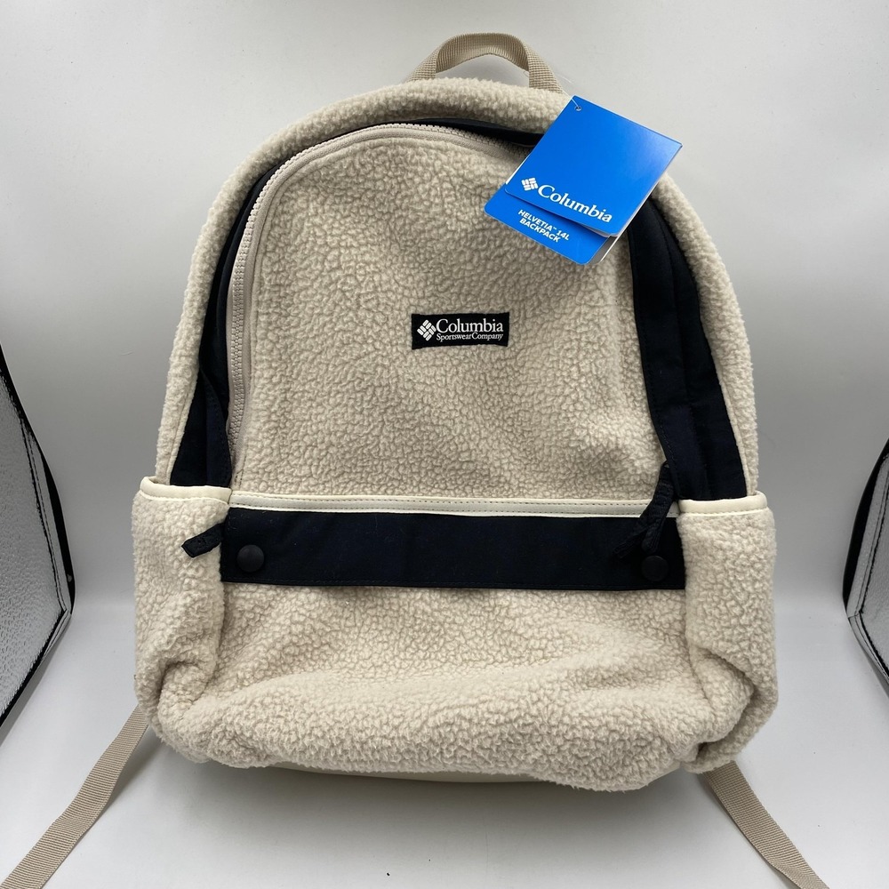 Columbia Helvetia 14L Backpack O/S Sherpa Cream Black 2053831-2768 Pack‎